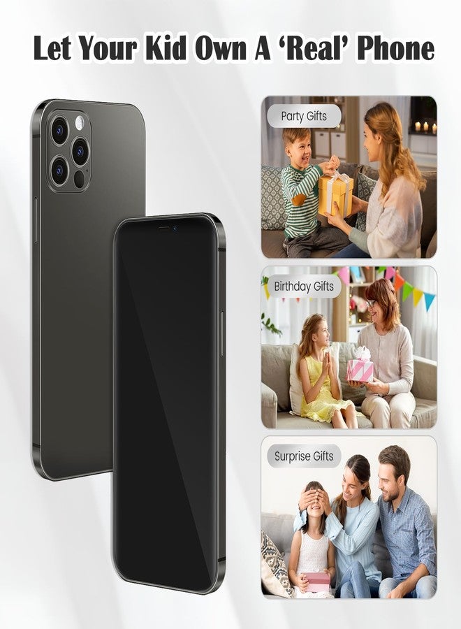 Mearar without Logo - Non Working Replica 1:1 Phone Dummy Display Phone Model for Phone 12 Pro / 12 Pro Max Fake Model Toy (Grey Blackscreen, 6.1inches) - Image 4